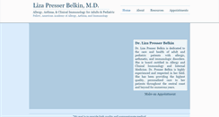 Desktop Screenshot of drpresserbelkin.com